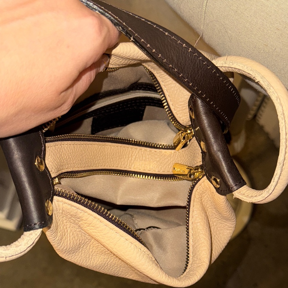 Valentina Cream and Brown Leather - Picture 4 of 7